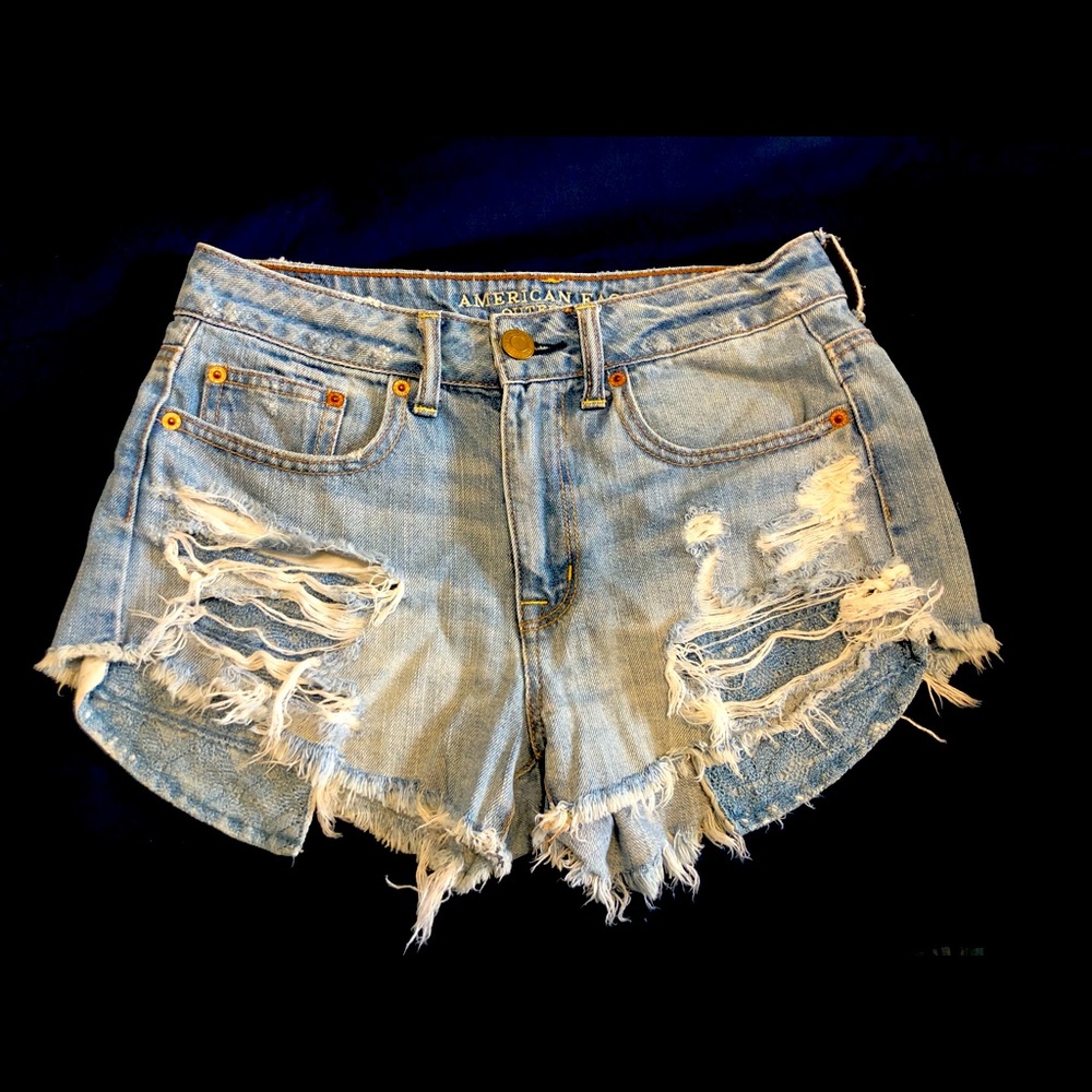 Denim shorts